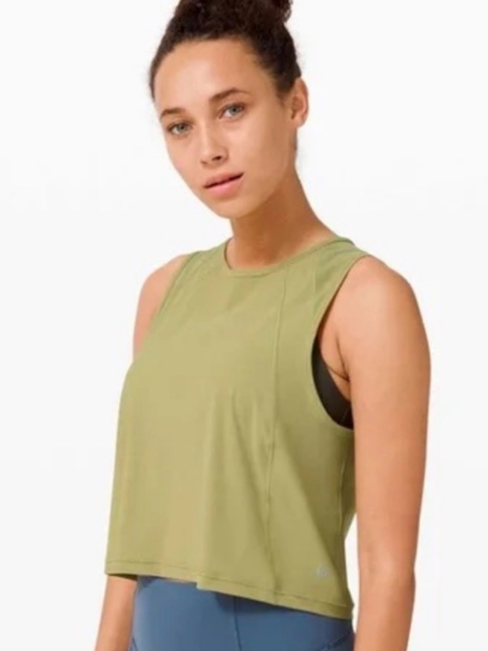 Lululemon Athletica Olive Green Tank Top